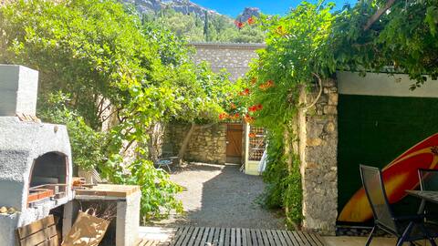 Large village house with garden and terrace