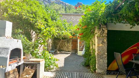 Large village house with garden and terrace