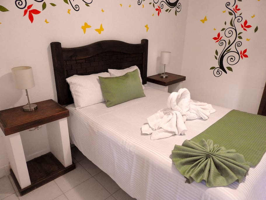 Habitación cama matrimonial para 1 o 2 personas