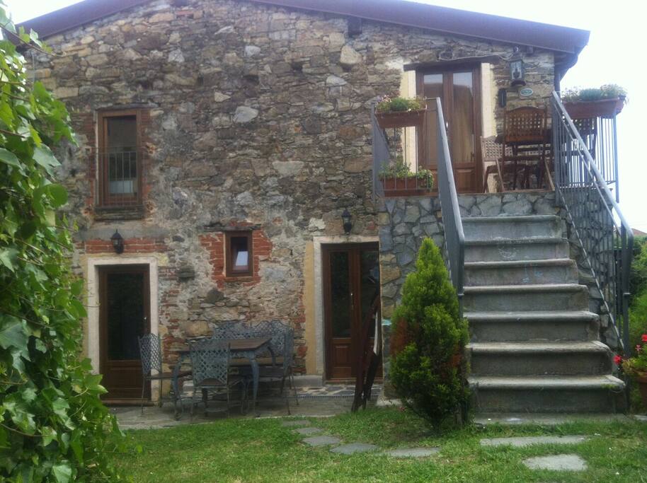 Facciata del rustico