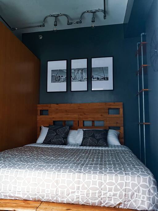 Studio converted to a 1-bedroom apartment for extra privacy