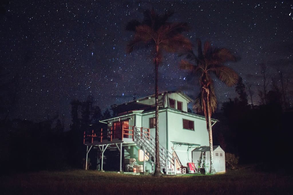Star gazing from the yard.
