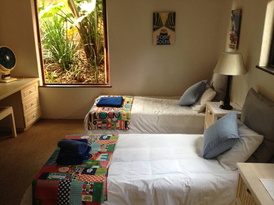 Double bedroom downstairs with en suite bathroom