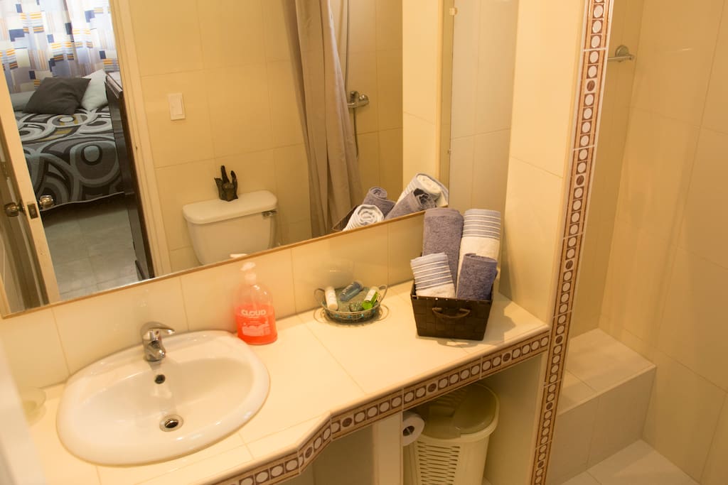 New bathroom with hot and cold water / Baño nuevo con agua fría y caliente