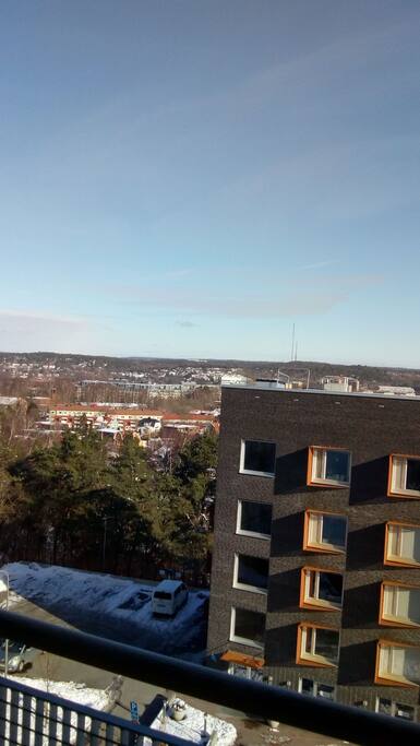View from balcony.