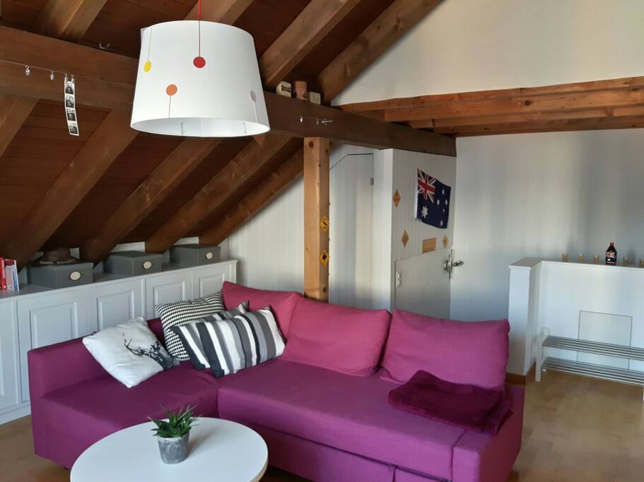 Wohnraum mit Bettsofa