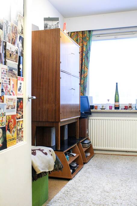 Bedroom storage unit.