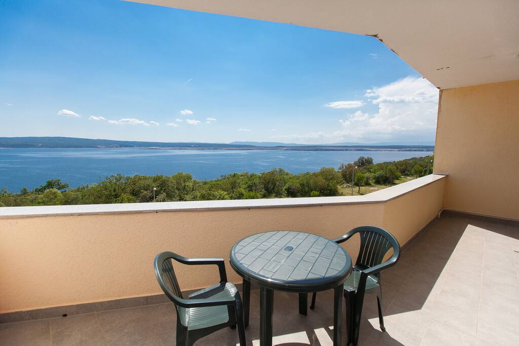 big balcony