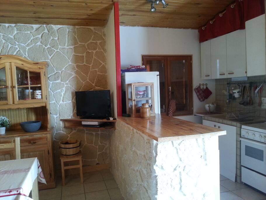 Cuisine ouverte/Bar