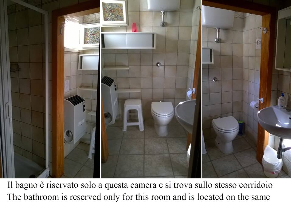 Il bagno della camera Primavera