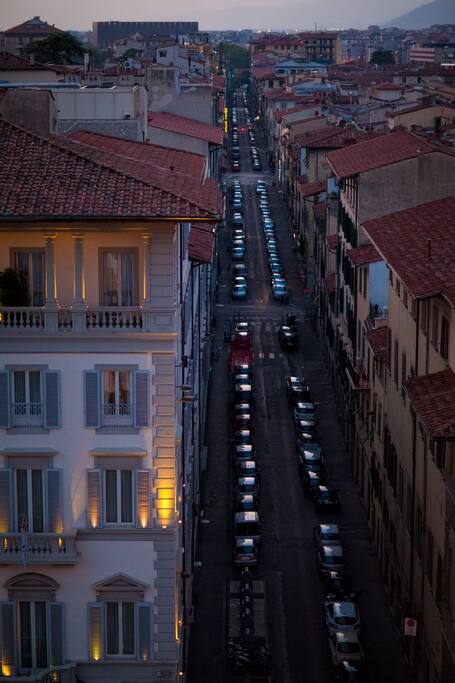 View from terrace Se.sto to Borgo Ognissanti