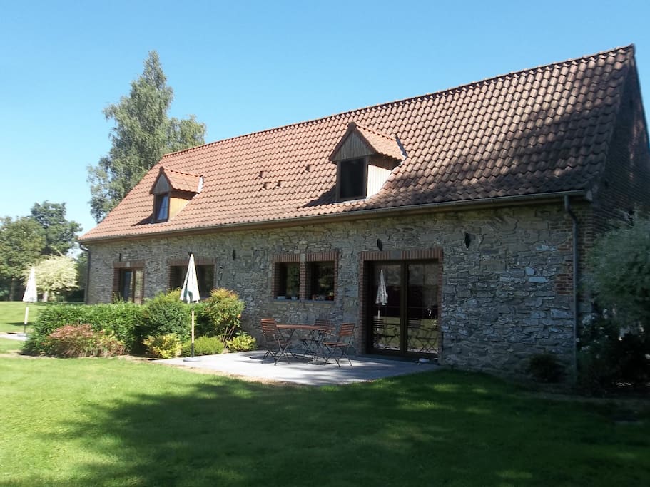 Jardin arrière des gîtes