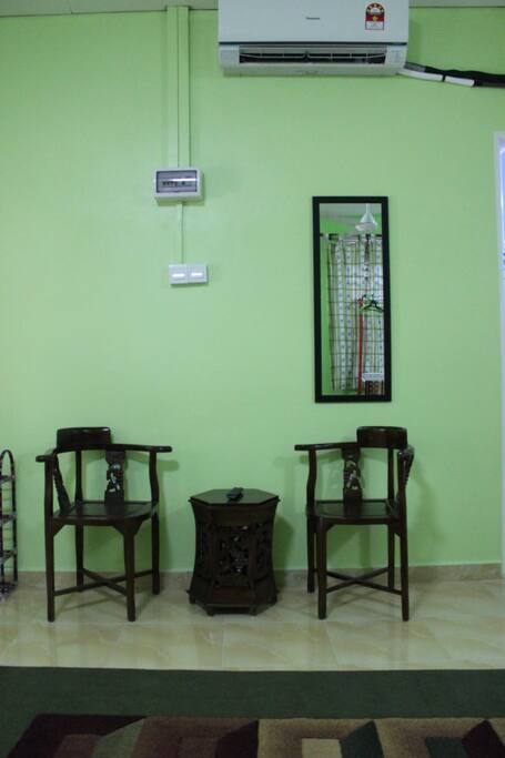 Space in the guest room