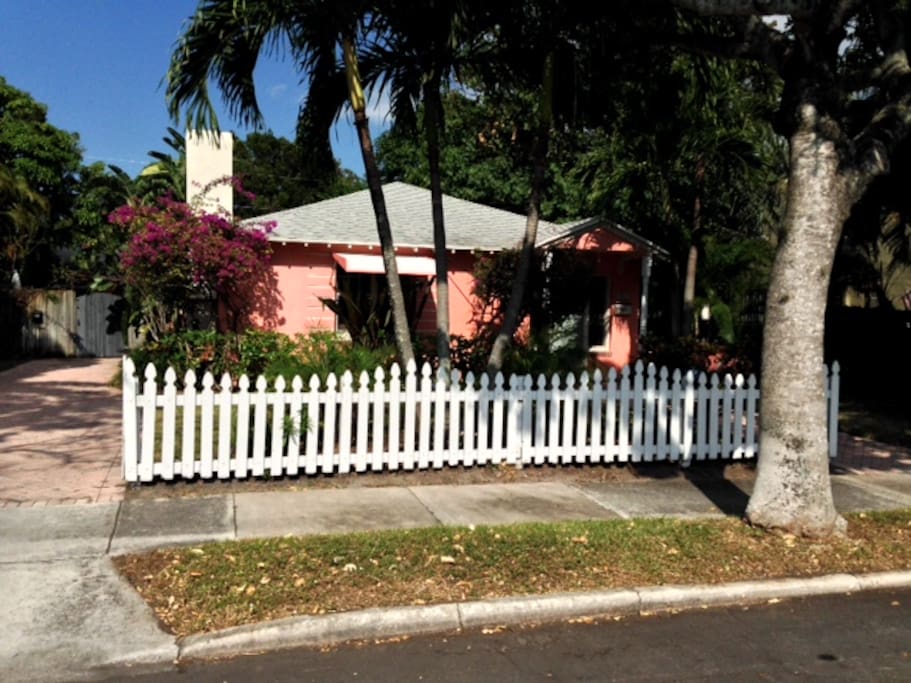 Front and driveway to back fence