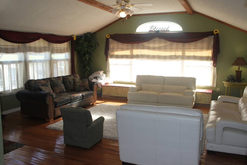 Full living room with sleeper