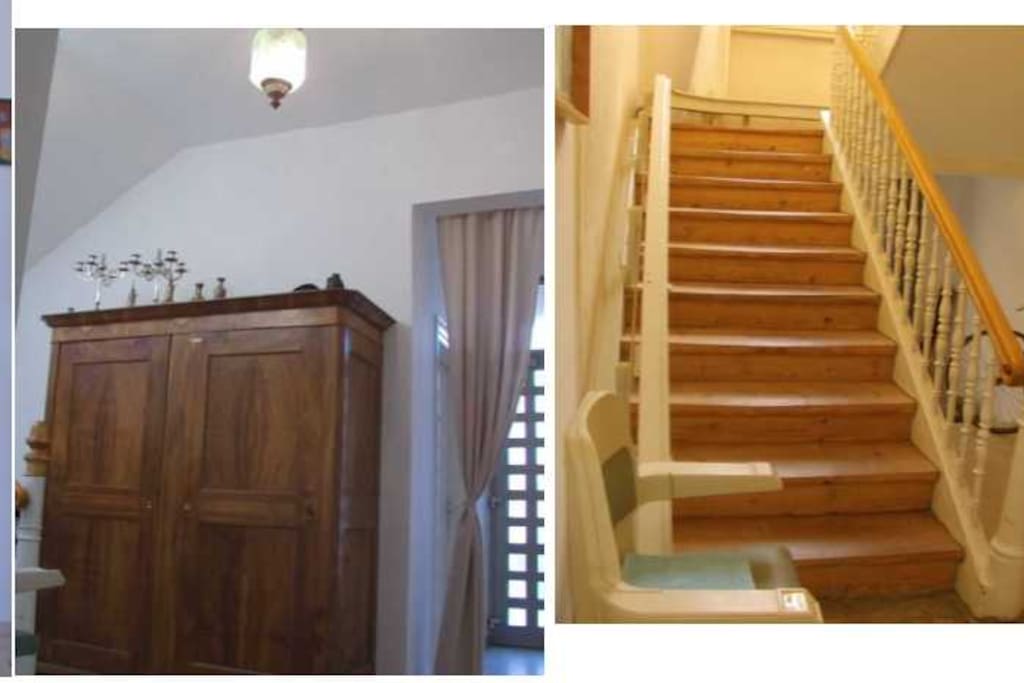 stairs to the beletage
