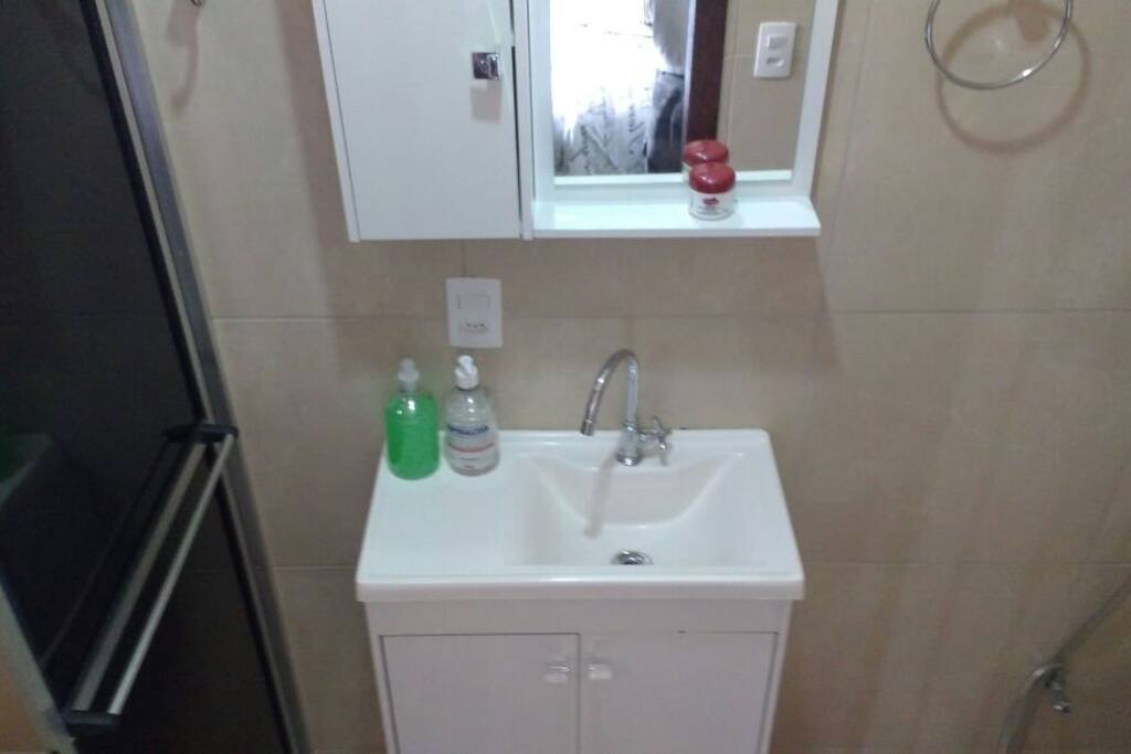 Banheiro de uma suíte