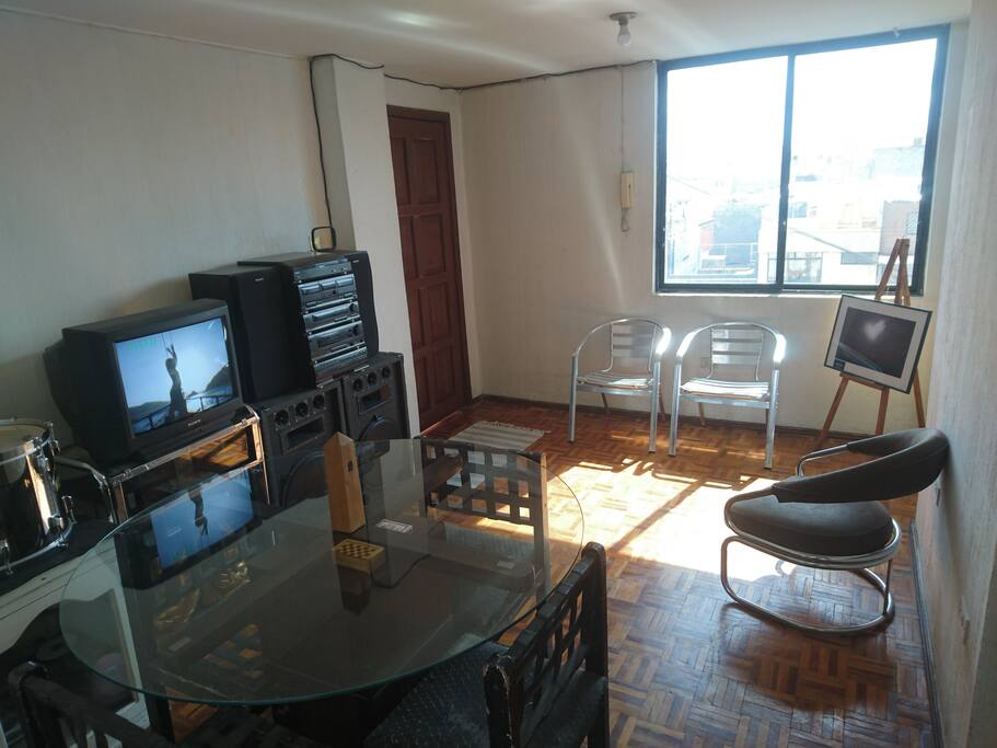 Área Social.
Sala y comedor compartido