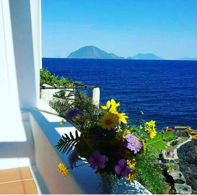 Vista dal terrazzo.