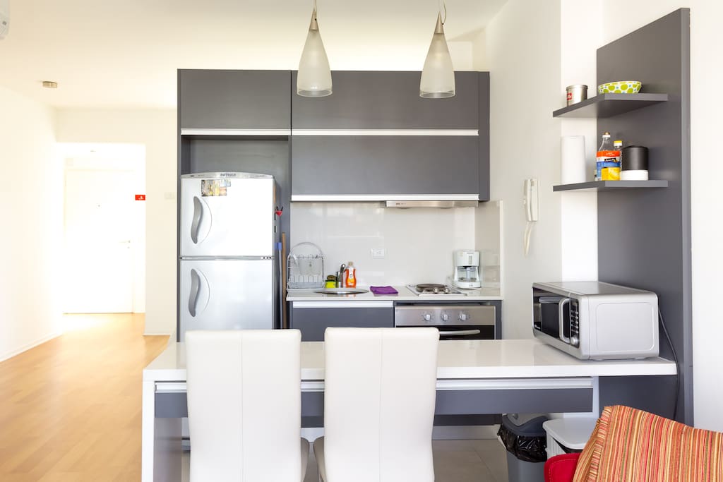 Kitchen and dinning area