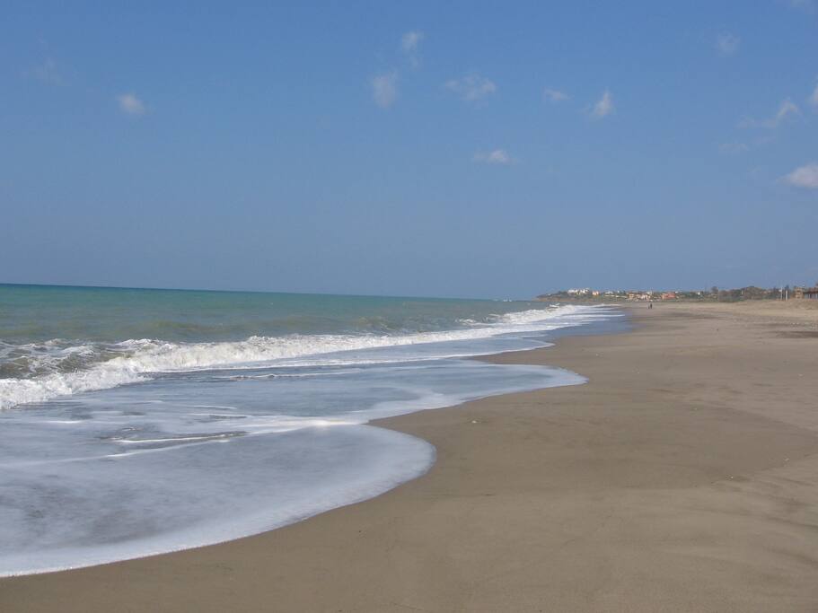 spiaggia a 5 minuti di auto