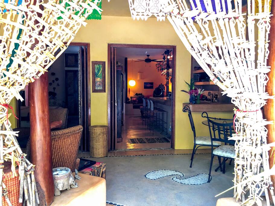 Ground floor entrance to apartment
