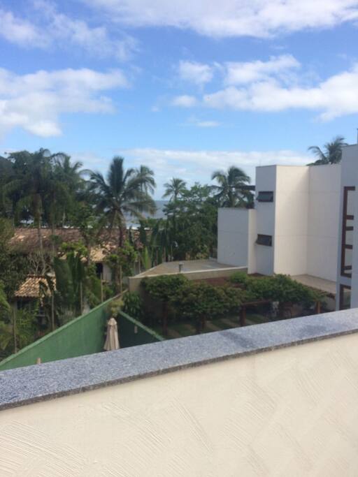 Vista da varanda quarto casal/Balcony view Master Bedroom