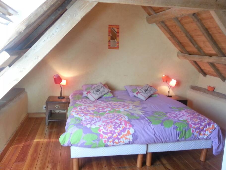 Chambre en lit double