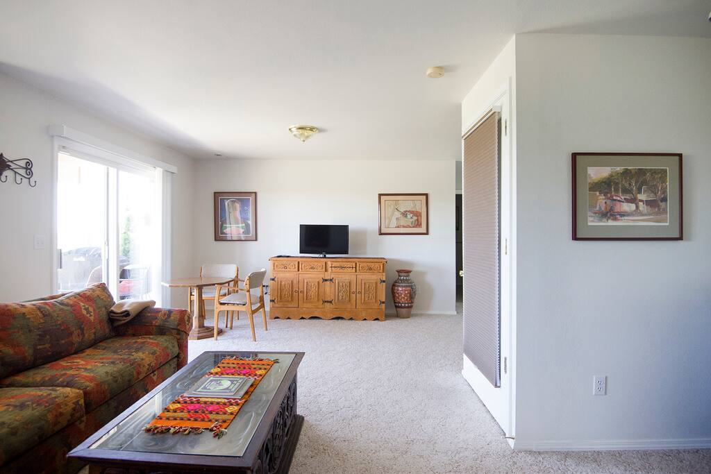 Living Room with sofa bed