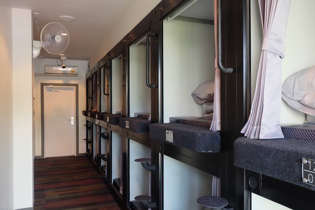 Shared capsule bed