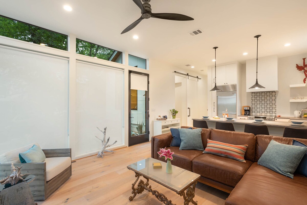 Modern Mediterranean ~ Rooftop Deck ~ King + Queen