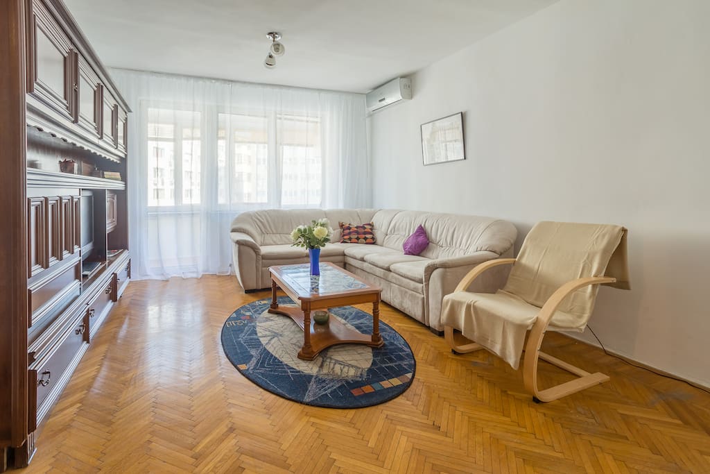 Living Room and balcony view