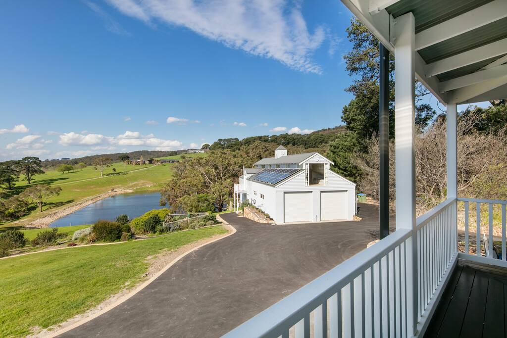 View of the loft from the main residence.