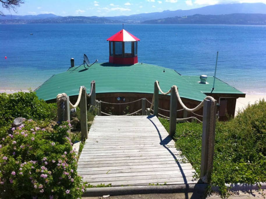 Grand entrance to The Lighthouse
