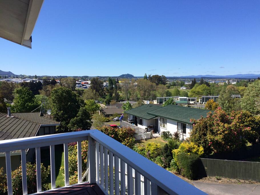 View from deck