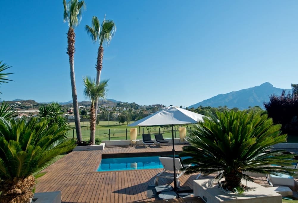 private heated pool