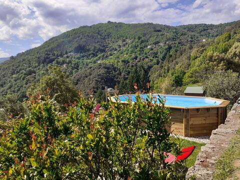 Private pool with stunning views