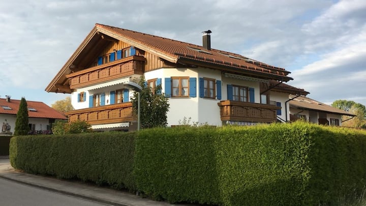 Apartment in Lechbruck am See in the beautiful Allgäu, near Füssen only 300 m from the lake
