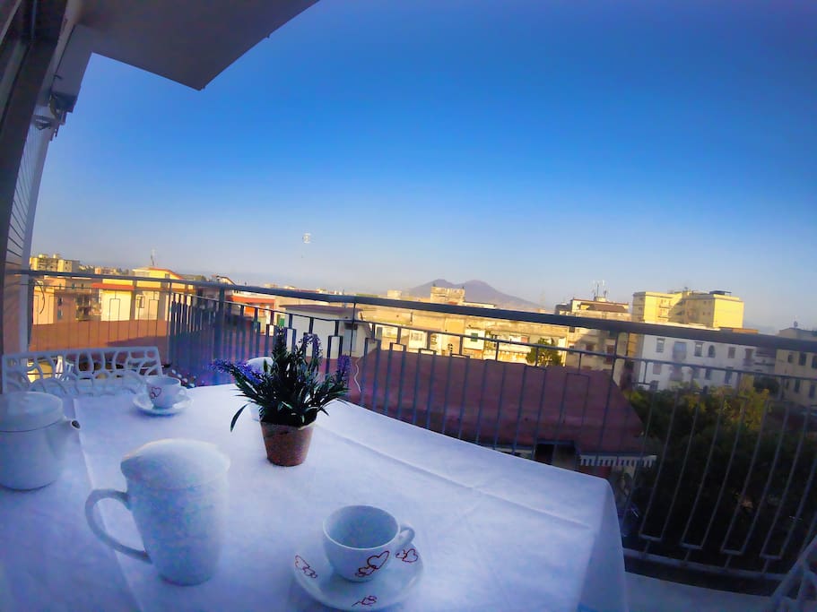 The terrace