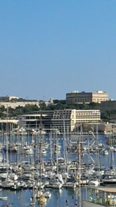 side view from terrace
