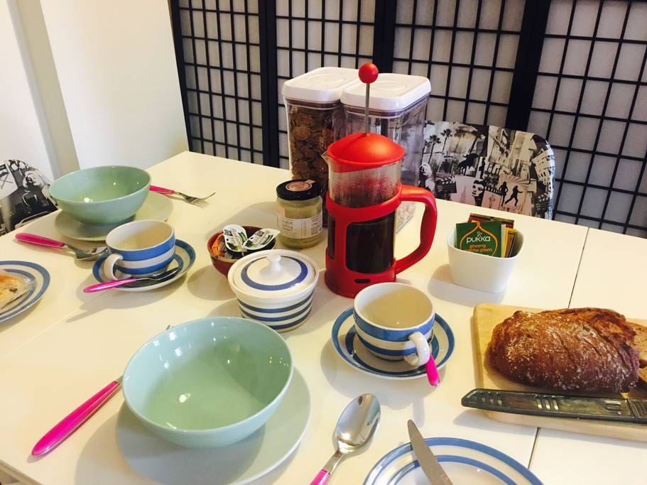 Self-service continental breakfast