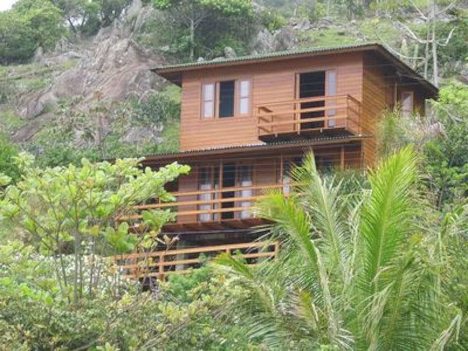 Casa na praia e natureza