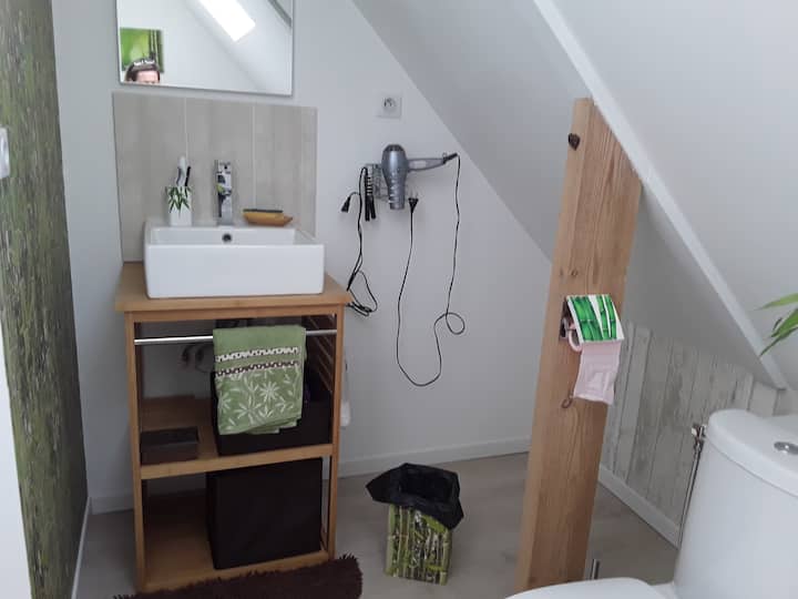 Chambre, Cuisine Privatif - Saint-Briac-sur-Mer