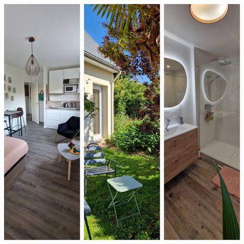 Beautiful design studio with garden