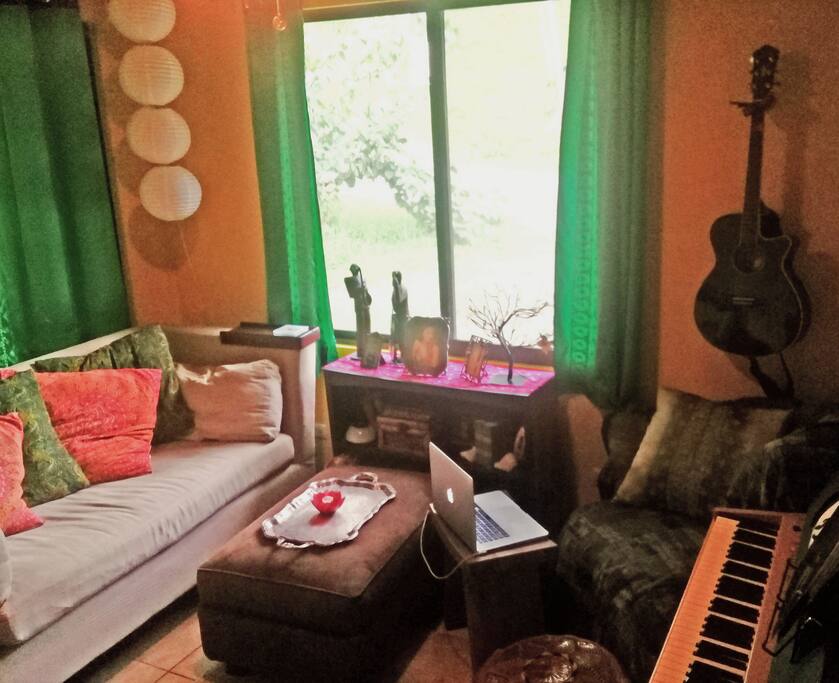 Kick up your feet in the cozy den or get your work done without interruptions