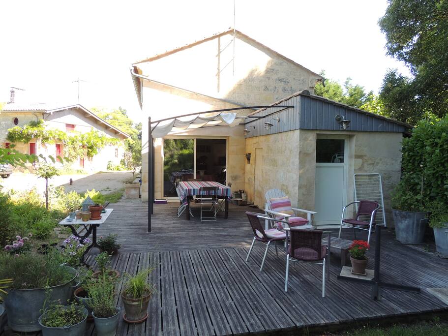 Terrasse très agréable l'été