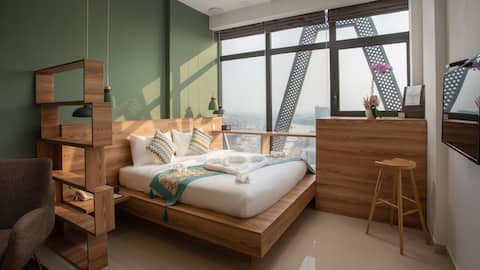 Nordic Style Apartment @ City Center w Mekong View