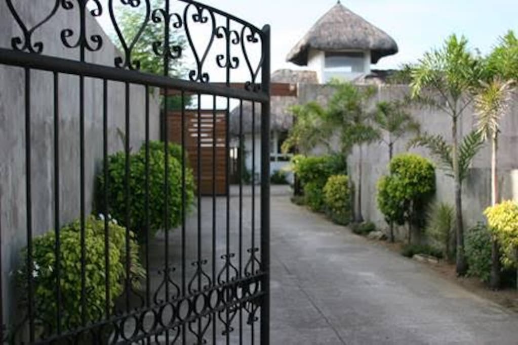 Gated driveway
