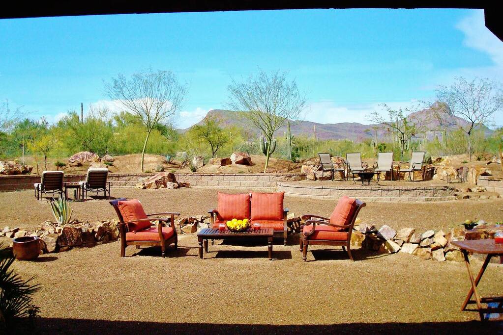 Back yard view....