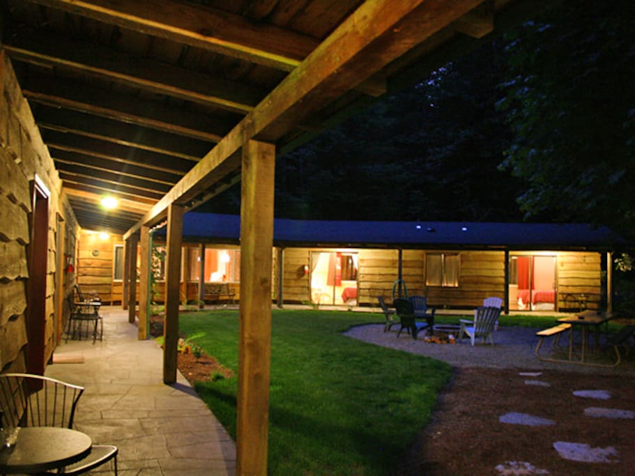 Courtyard and walkway